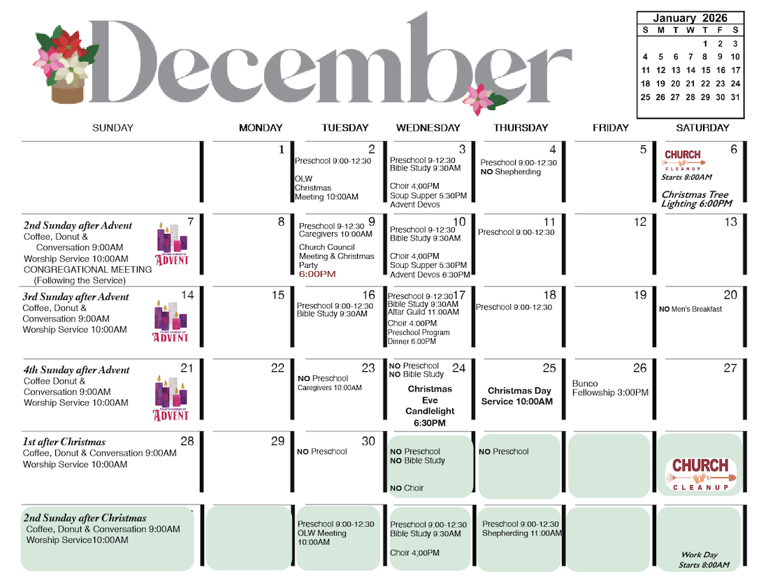 December Calendar